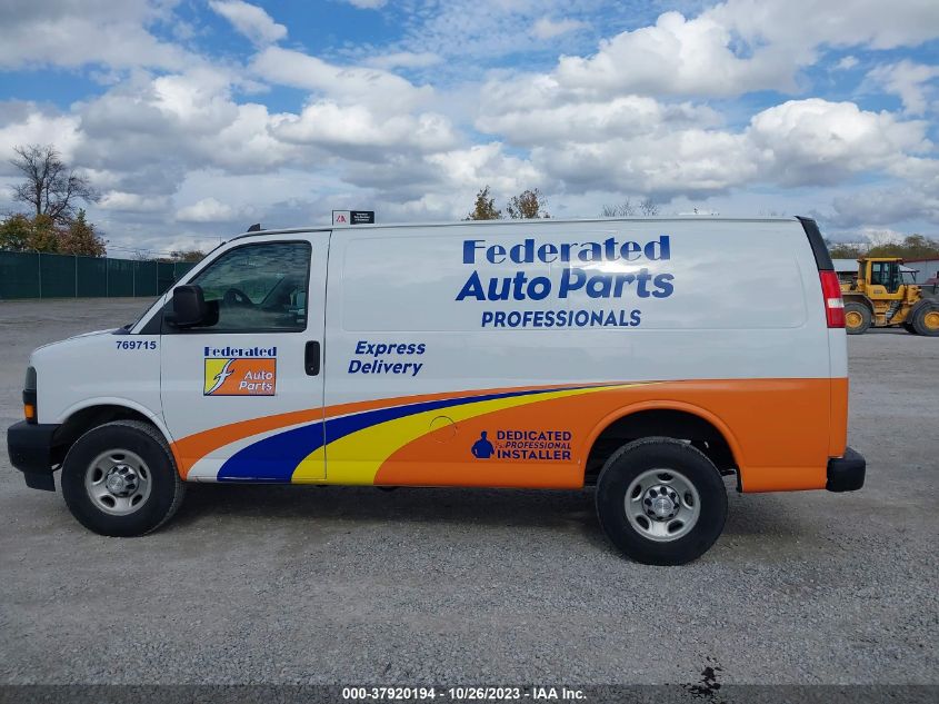 2018 CHEVROLET EXPRESS CARGO VAN - 1GCWGAFG1J1211106