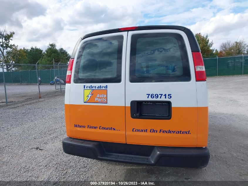 2018 CHEVROLET EXPRESS CARGO VAN - 1GCWGAFG1J1211106