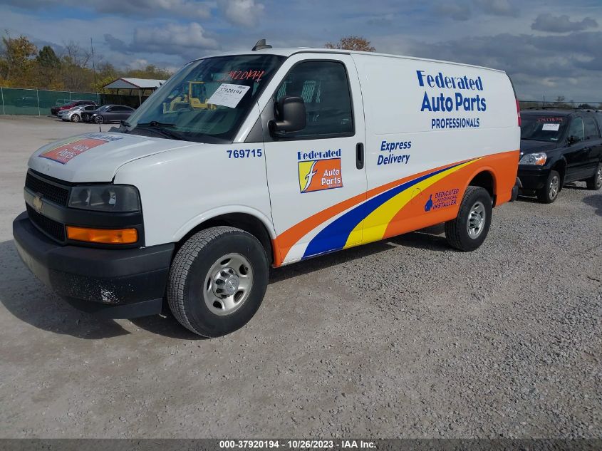 2018 CHEVROLET EXPRESS CARGO VAN - 1GCWGAFG1J1211106