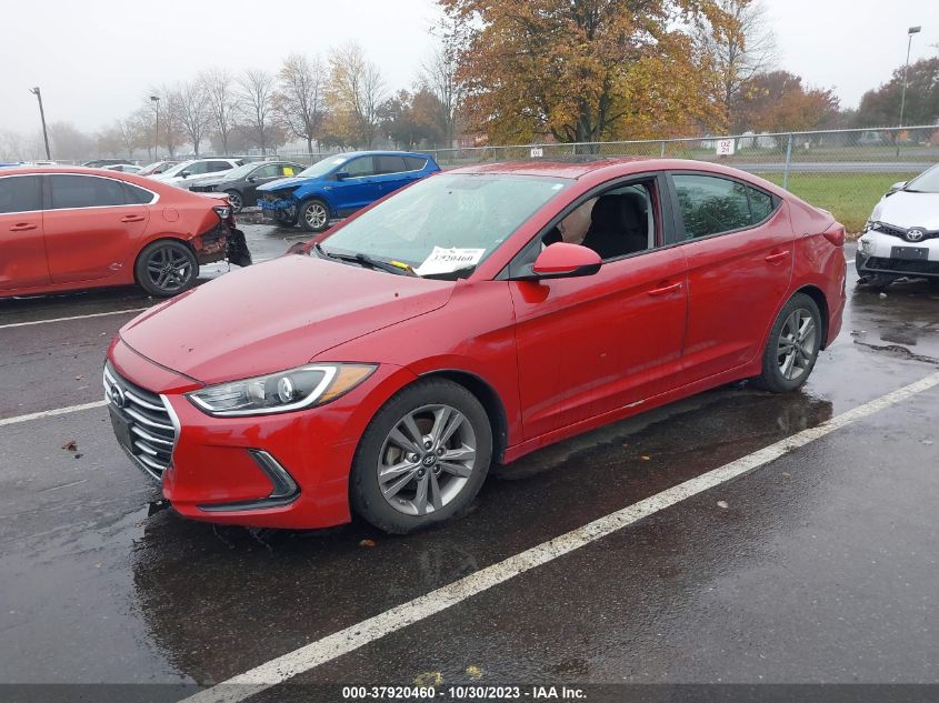 2017 HYUNDAI ELANTRA SE/VALUE/LIMITED - KMHD84LF5HU274571
