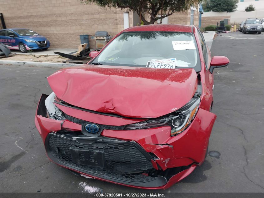 2020 TOYOTA COROLLA HYBRID LE - JTDEBRBE8LJ012344