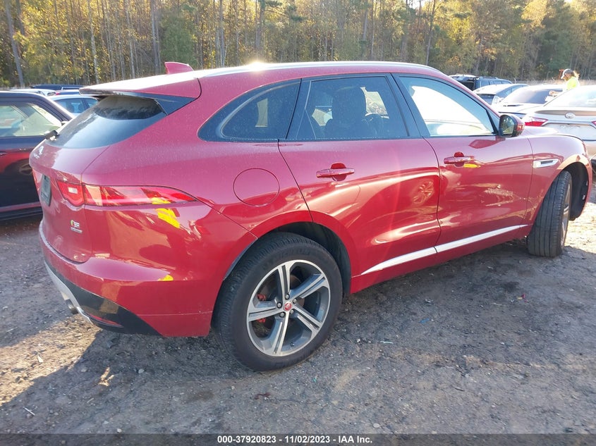 VIN SADCM2FV5KA351732 2019 JAGUAR F-PACE S