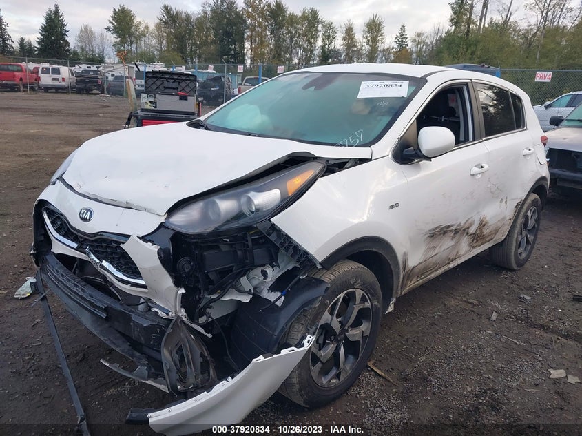 VIN KNDPMCAC0N7023757 2022 KIA SPORTAGE LX