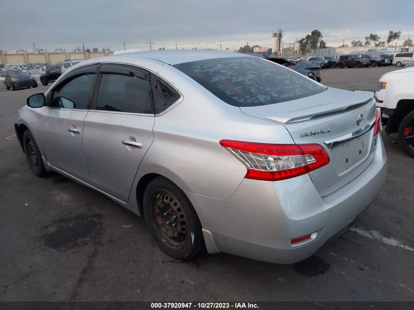 2013 NISSAN SENTRA S/SV/SR/SL - 3N1AB7AP7DL729448