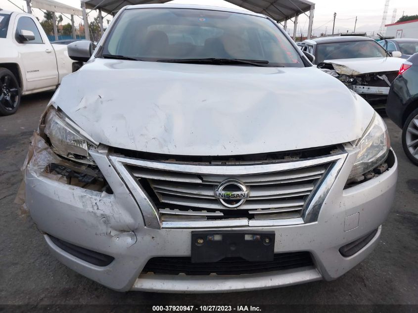 2013 NISSAN SENTRA S/SV/SR/SL - 3N1AB7AP7DL729448