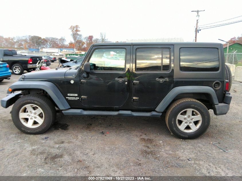 2014 JEEP WRANGLER UNLIMITED SPORT - 1C4BJWDG7EL115913