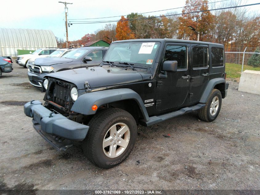 2014 JEEP WRANGLER UNLIMITED SPORT - 1C4BJWDG7EL115913