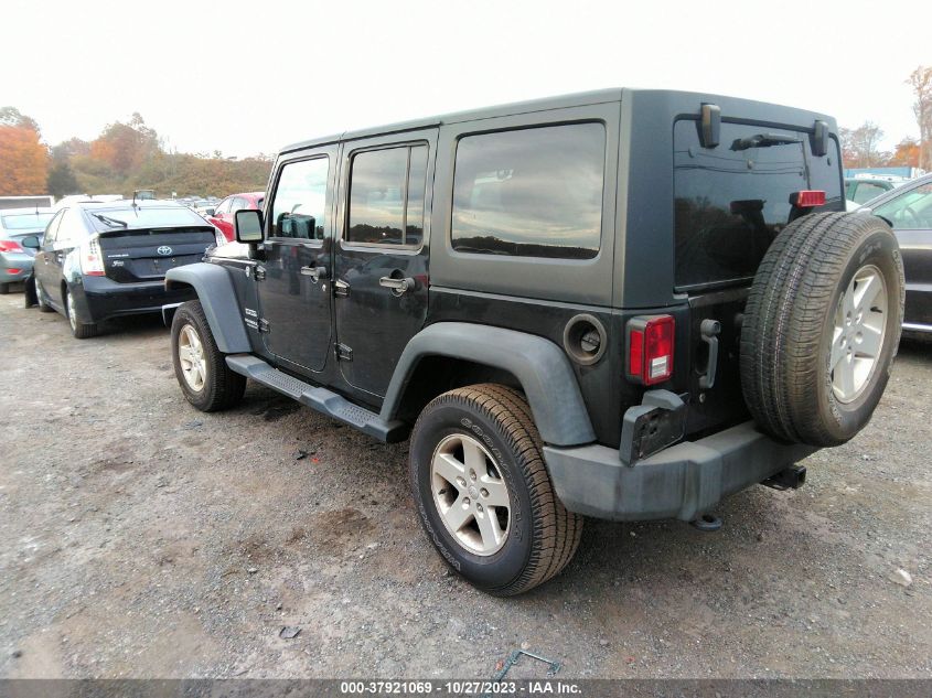 2014 JEEP WRANGLER UNLIMITED SPORT - 1C4BJWDG7EL115913