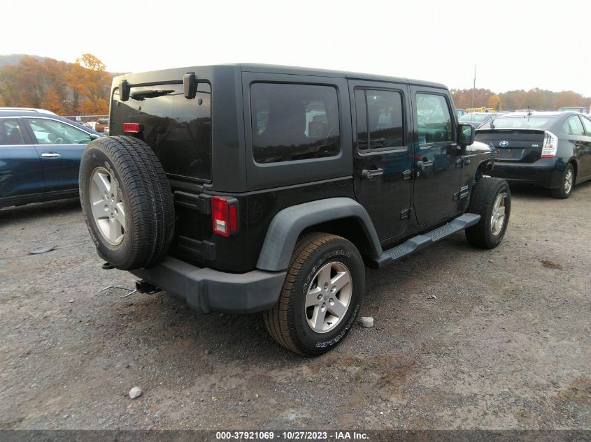 2014 JEEP WRANGLER UNLIMITED SPORT - 1C4BJWDG7EL115913