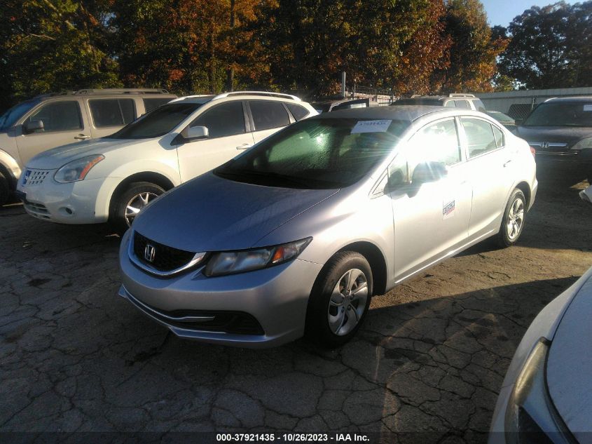 2014 HONDA CIVIC SEDAN LX - 19XFB2F59EE051367