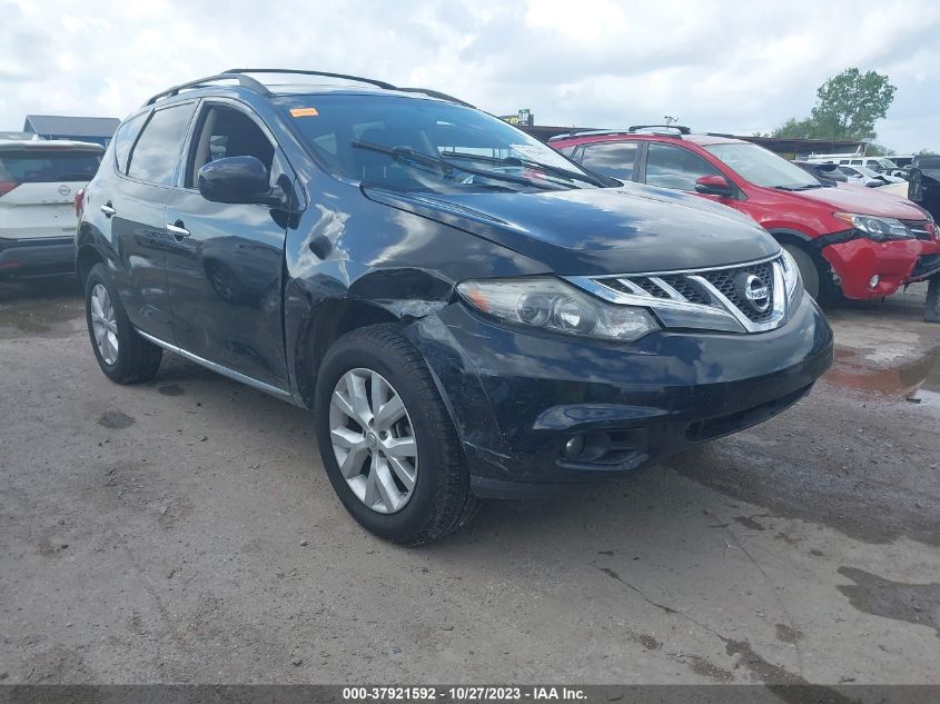2014 NISSAN MURANO SV - JN8AZ1MU4EW411763