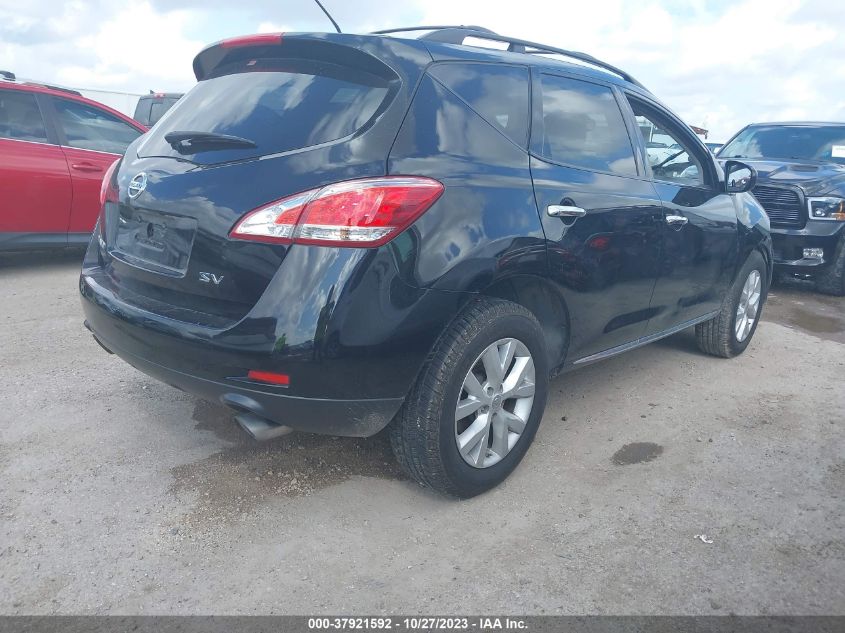 2014 NISSAN MURANO SV - JN8AZ1MU4EW411763