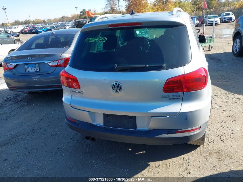 2015 VOLKSWAGEN TIGUAN SE - WVGBV7AX6FW565157