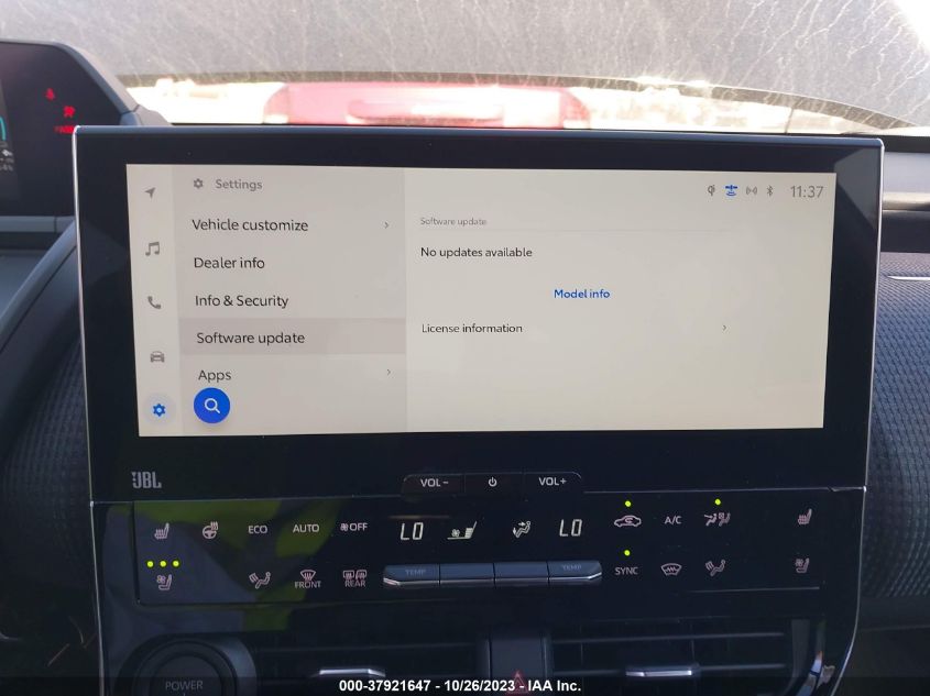 2023 TOYOTA BZ4X LIMITED JTMABACA2PA031215