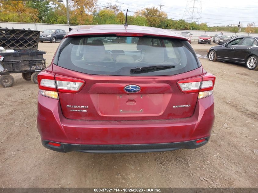 2019 SUBARU IMPREZA - 4S3GTAA64K3703116