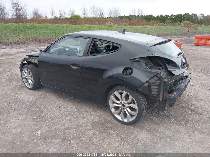 2013 HYUNDAI VELOSTER W/GRAY INT - KMHTC6AD3DU172994