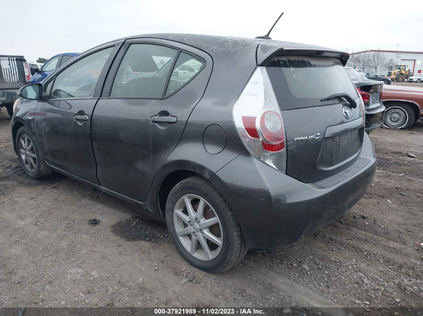 2013 TOYOTA PRIUS C ONE/TWO/THREE/FOUR - JTDKDTB38D1534689