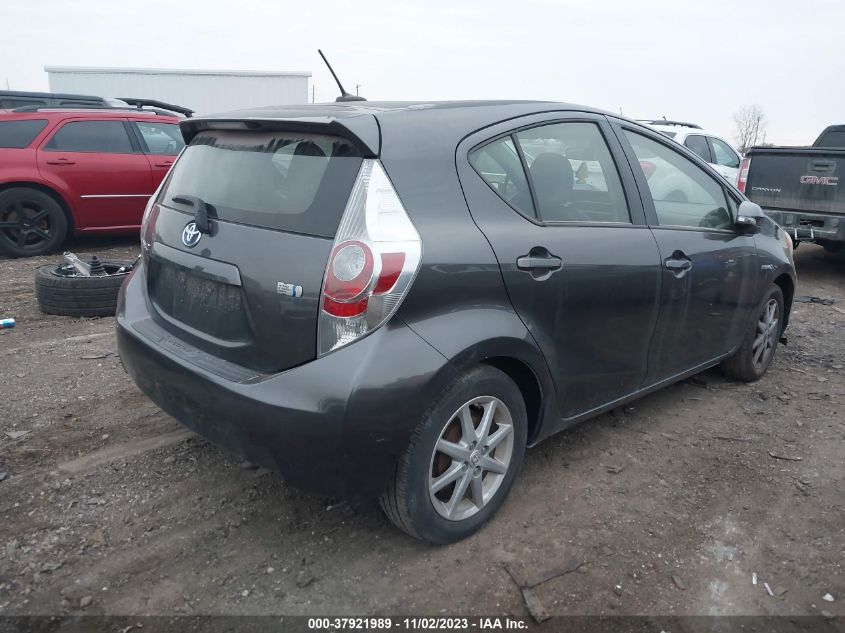 2013 TOYOTA PRIUS C ONE/TWO/THREE/FOUR - JTDKDTB38D1534689