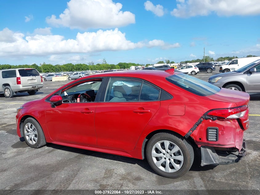 VIN 5YFEPRAE0LP057244 2020 TOYOTA COROLLA LE