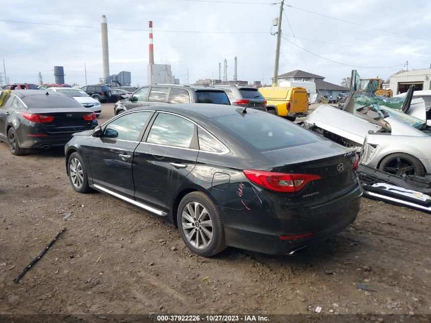 2017 HYUNDAI SONATA SPORT - 5NPE34AF3HH542389