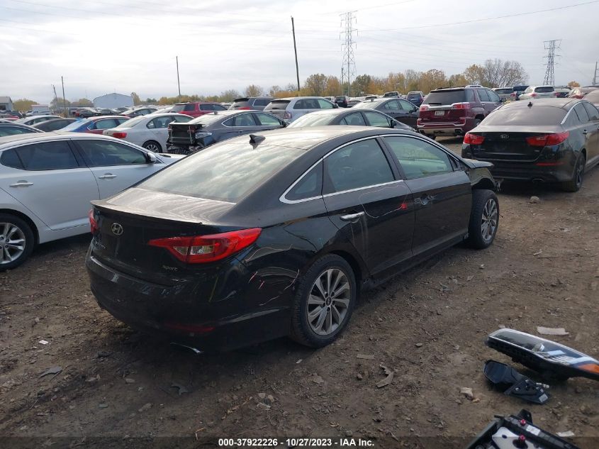 2017 HYUNDAI SONATA SPORT - 5NPE34AF3HH542389