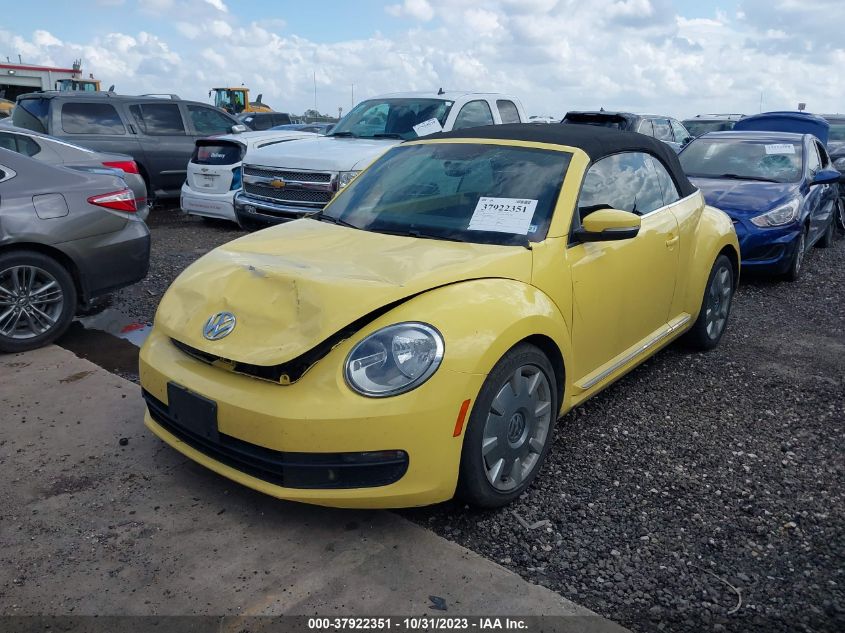 2013 VOLKSWAGEN BEETLE CONVERTIBLE 2.5L W/SOUND/NAV 3VW5X7AT1DM829436