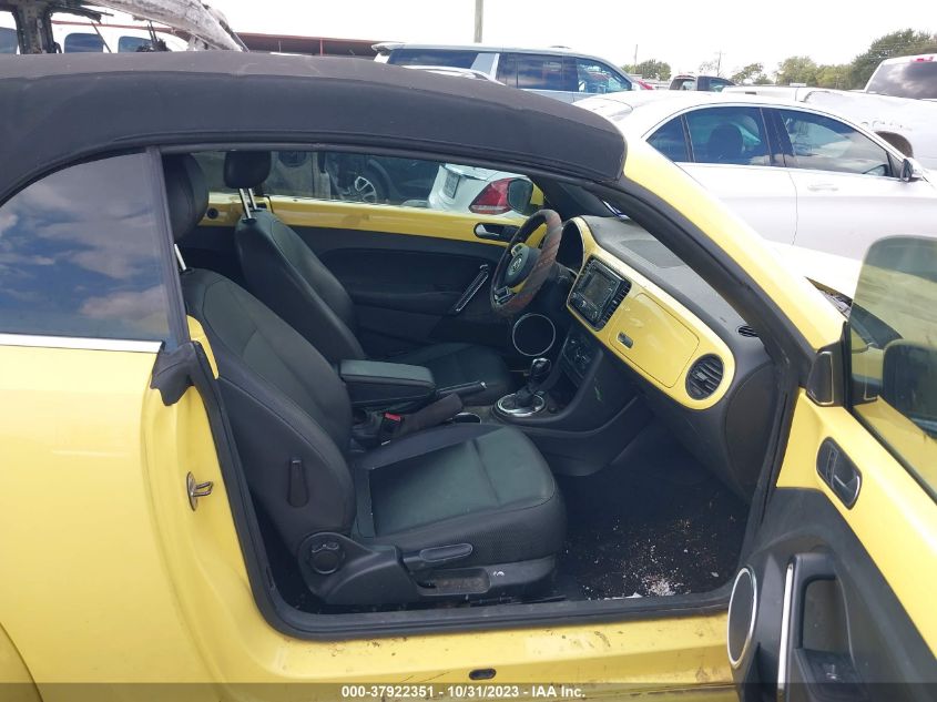 2013 VOLKSWAGEN BEETLE CONVERTIBLE 2.5L W/SOUND/NAV 3VW5X7AT1DM829436