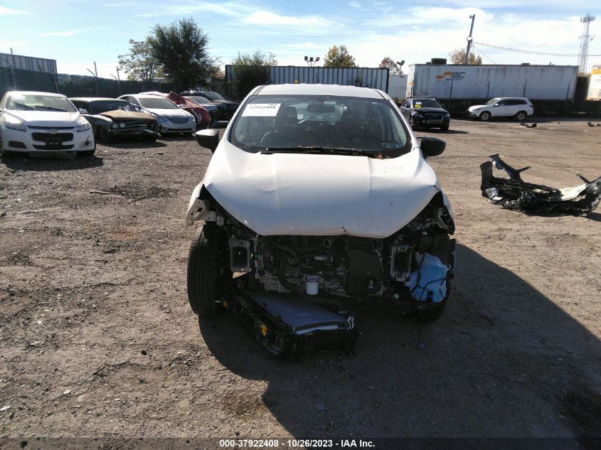 2022 FORD ECOSPORT S - MAJ6S3FL7NC466849