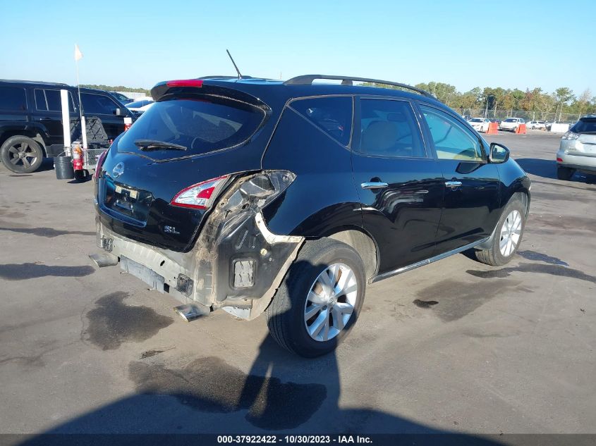 2014 NISSAN MURANO SL - JN8AZ1MU4EW402187