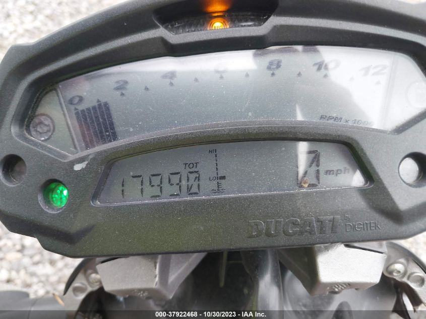 2012 DUCATI MONSTER 1110 - ZDM1RARR7CB059254