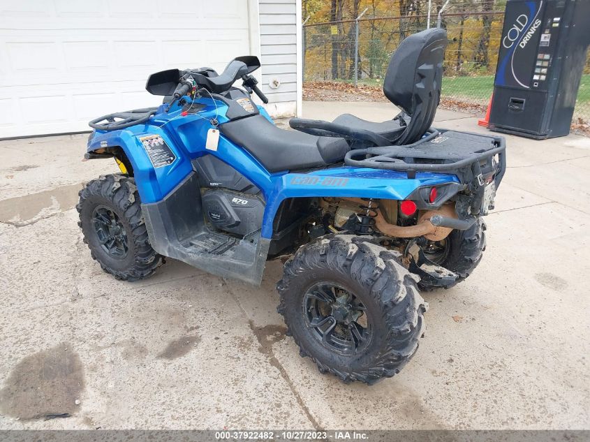 2022 CAN-AM OUTLANDER MAX XT 570 - 3JBLPAT43NJ000421