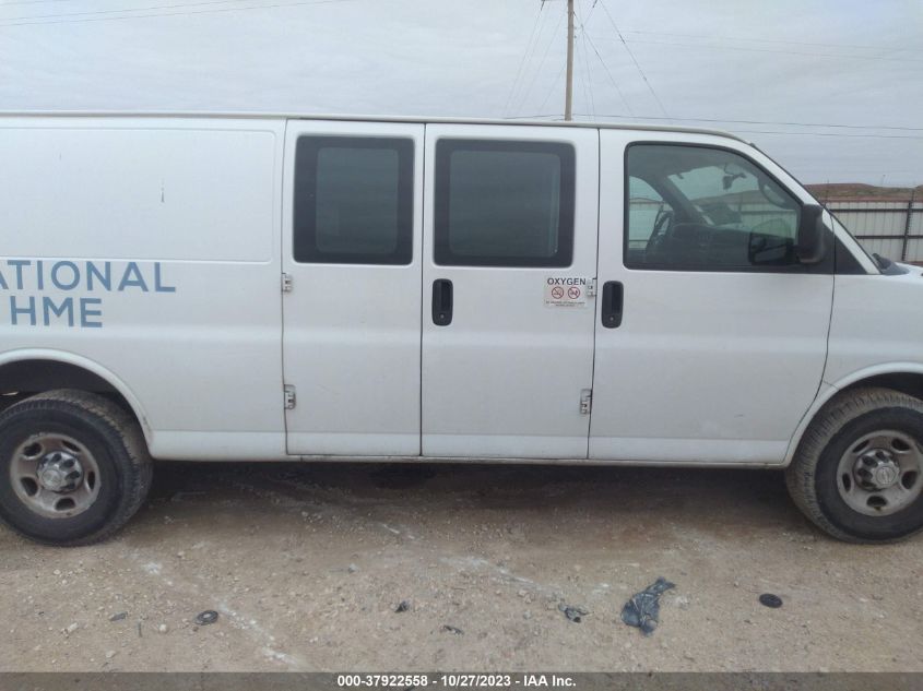 2015 CHEVROLET EXPRESS CARGO VAN 1GCWGGCF8F1280154