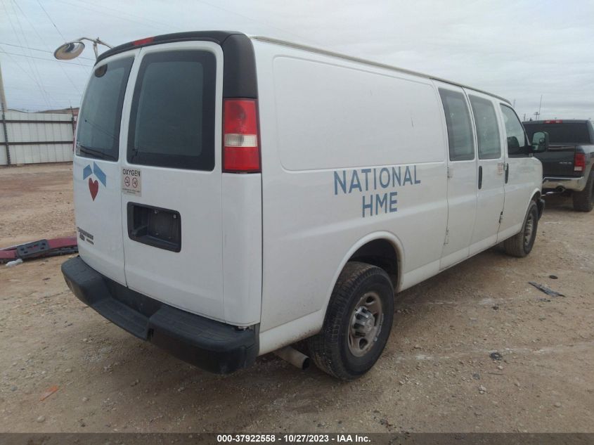 2015 CHEVROLET EXPRESS CARGO VAN 1GCWGGCF8F1280154