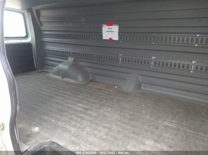 2015 CHEVROLET EXPRESS CARGO VAN 1GCWGGCF8F1280154