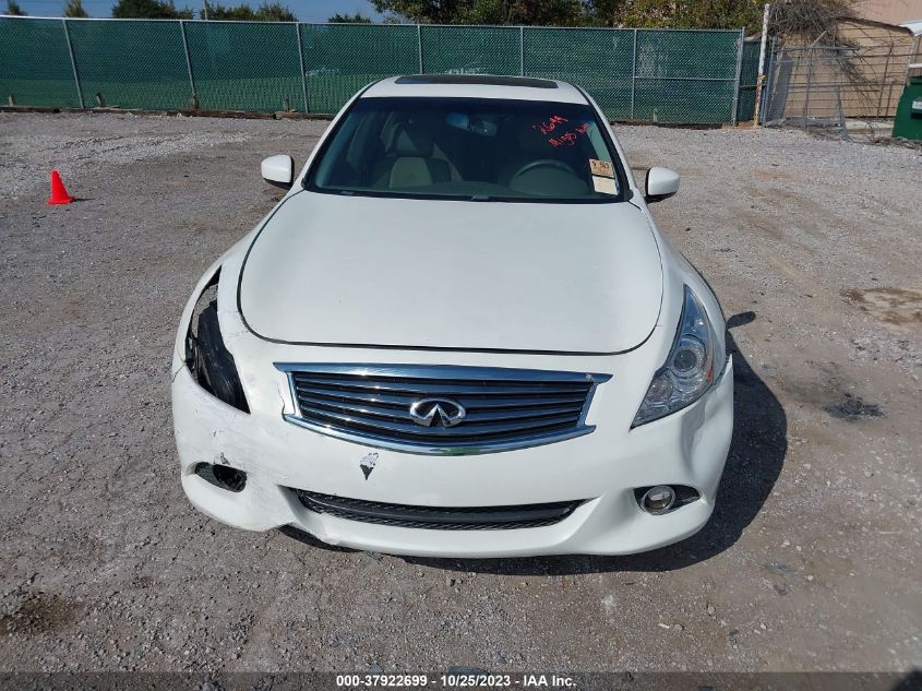 2013 INFINITI G37X JN1CV6AR1DM756386