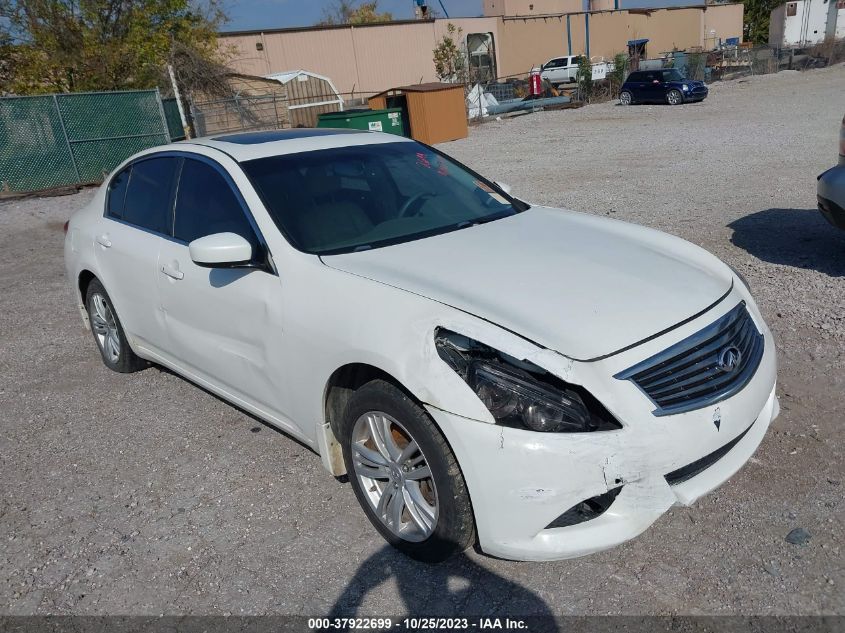 2013 INFINITI G37X - JN1CV6AR1DM756386