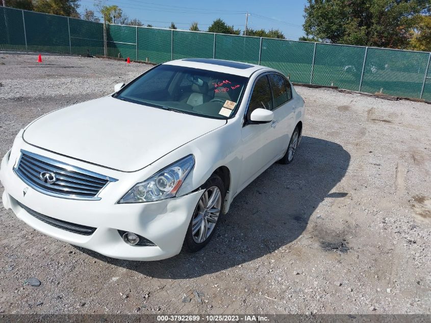 2013 INFINITI G37X JN1CV6AR1DM756386