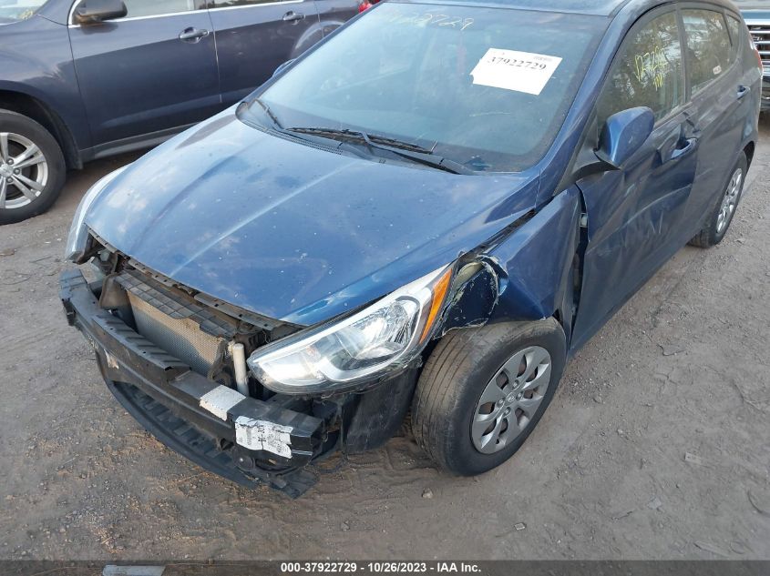 2017 HYUNDAI ACCENT SE - KMHCT5AE2HU311134