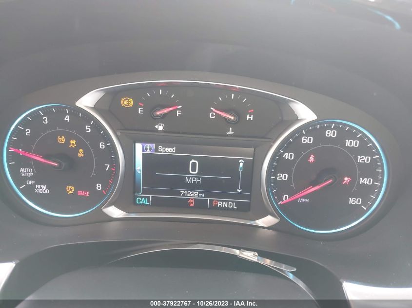 2019 CHEVROLET TRAVERSE LT CLOTH - 1GNERGKW3KJ260581