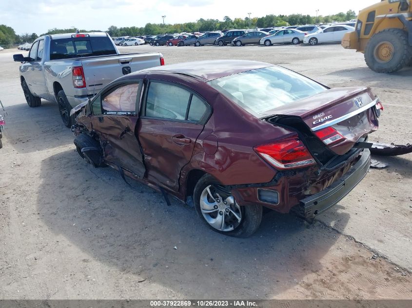 2013 HONDA CIVIC SDN LX - 2HGFB2F52DH586304