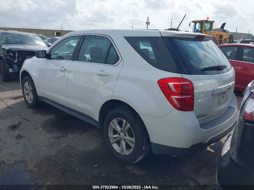 2017 CHEVROLET EQUINOX LS - 2GNALBEK3H6107443