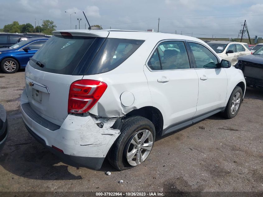 2017 CHEVROLET EQUINOX LS - 2GNALBEK3H6107443