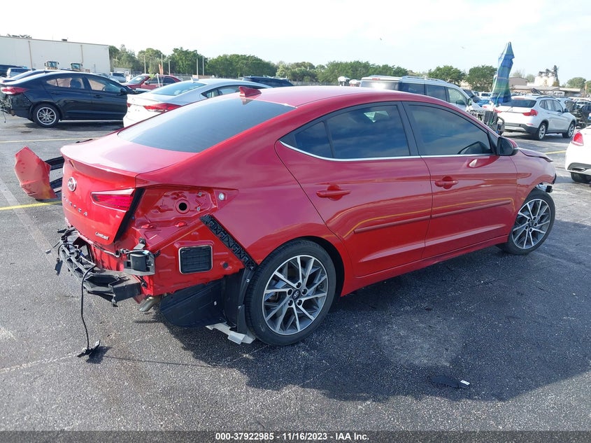 VIN KMHD84LF1LU105317 2020 HYUNDAI ELANTRA SEL/VALUE/LIMITED