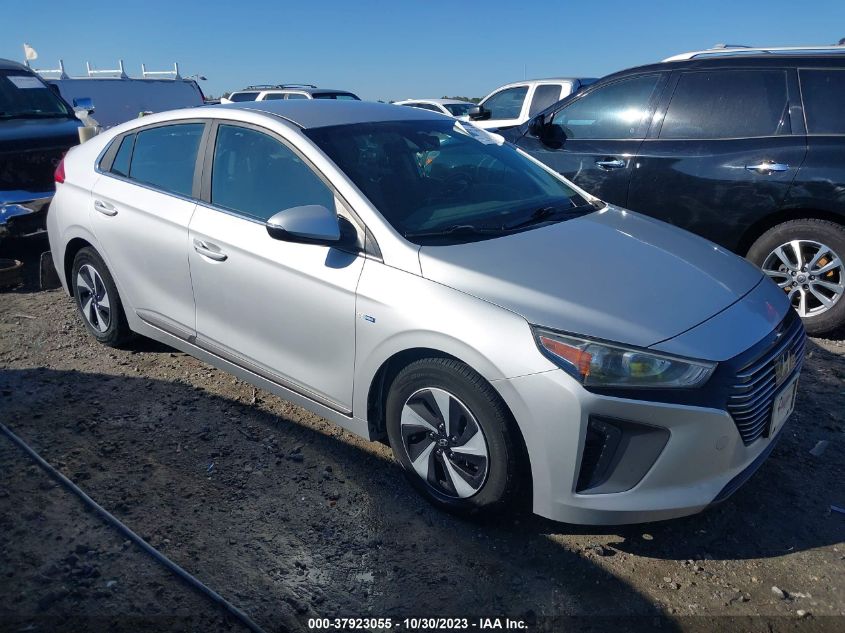 2017 HYUNDAI IONIQ HYBRID SEL - KMHC75LC3HU021016