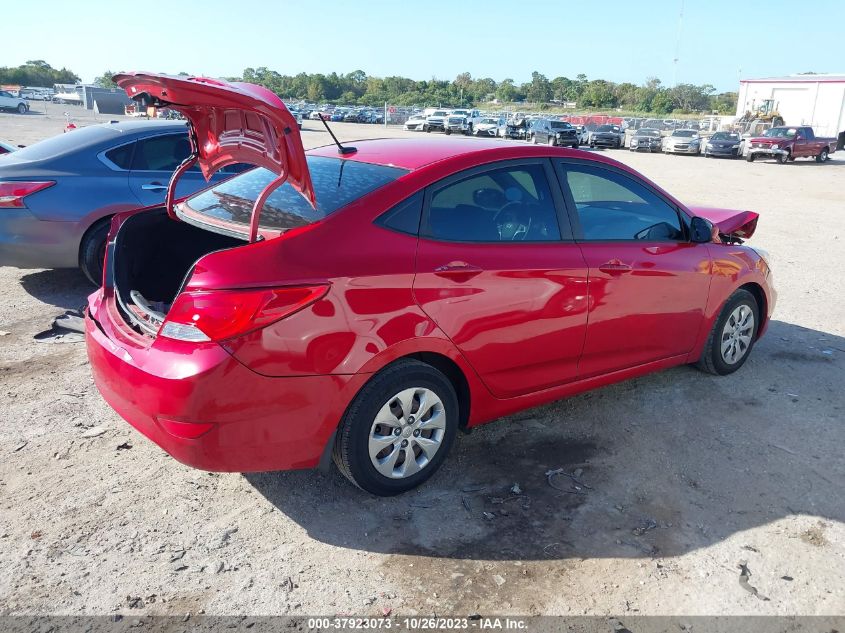 2016 HYUNDAI ACCENT SE - KMHCT4AE2GU064433