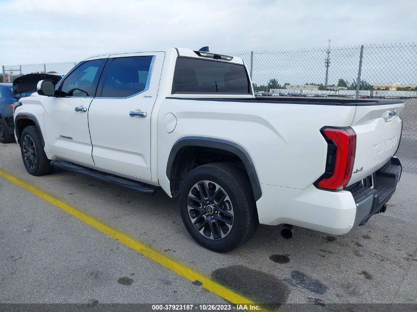 2023 TOYOTA TUNDRA 4WD LIMITED HYBRID 5TFJC5DB2PX038996