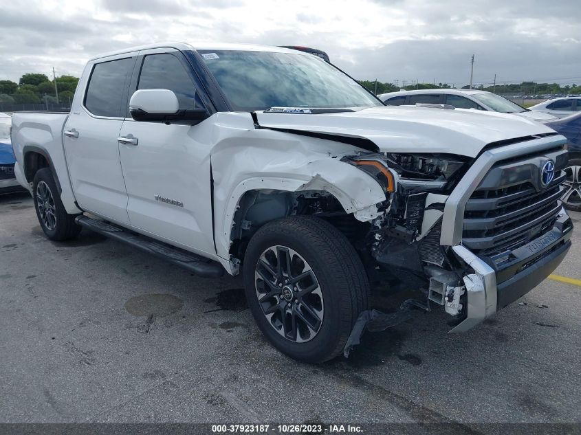 2023 TOYOTA TUNDRA 4WD LIMITED HYBRID 5TFJC5DB2PX038996