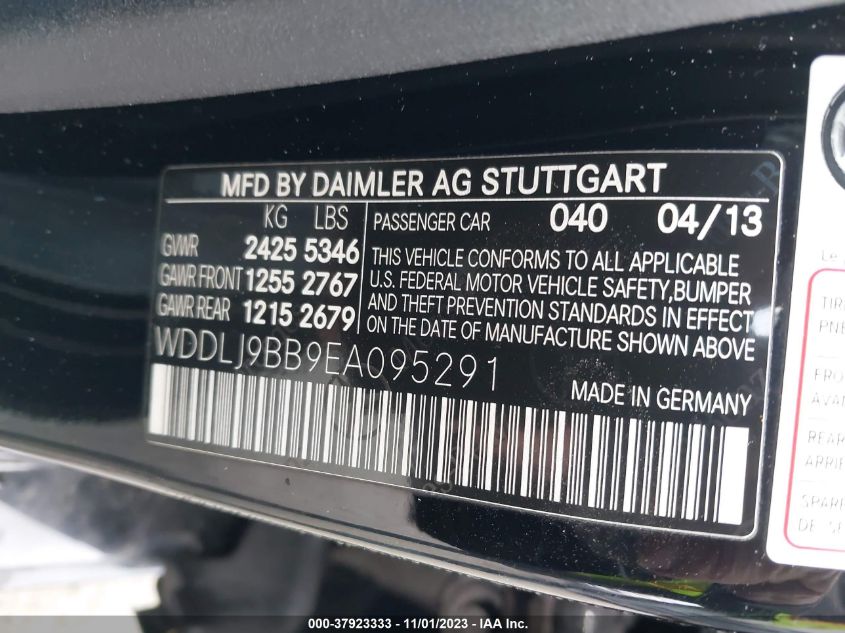 2014 MERCEDES-BENZ CLS 550 - WDDLJ9BB9EA095291