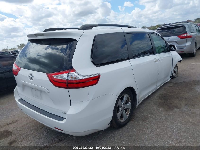 2016 TOYOTA SIENNA LE - 5TDKK3DC7GS708200