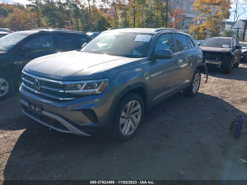 2022 VOLKSWAGEN ATLAS CROSS SPORT 3.6L V6 SE W/TECHNOLOGY - 1V2JE2CA0NC201214